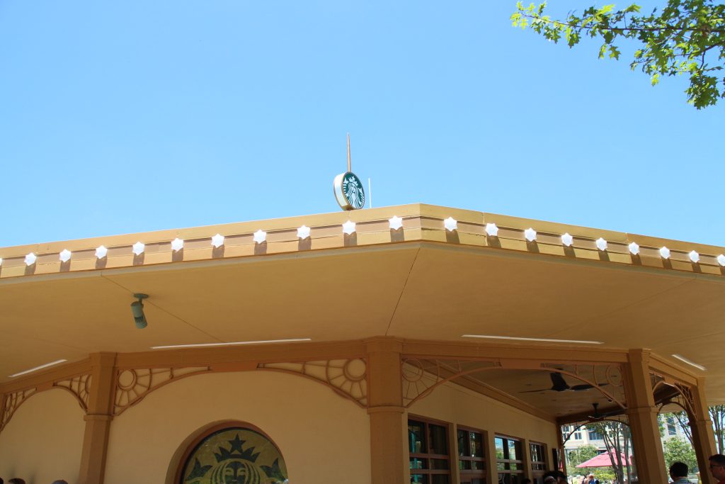 Epic Universe Starbucks kiosk