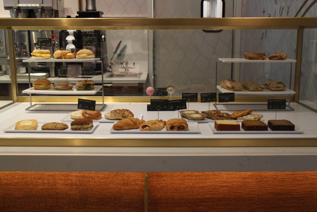 Starbucks glass case