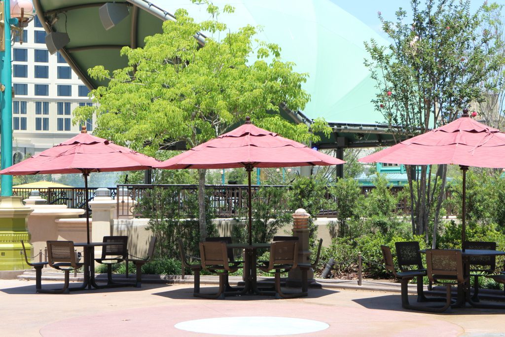 Epic Universe Starbucks seating