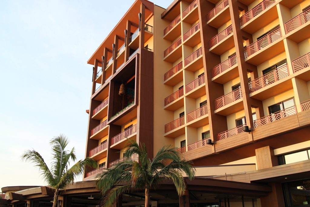 Disney Polynesian Island tower