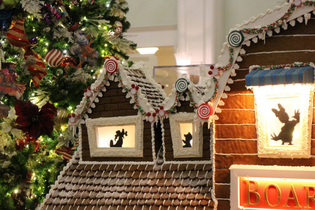 Gingerbead house at Boardwalk at Disney
