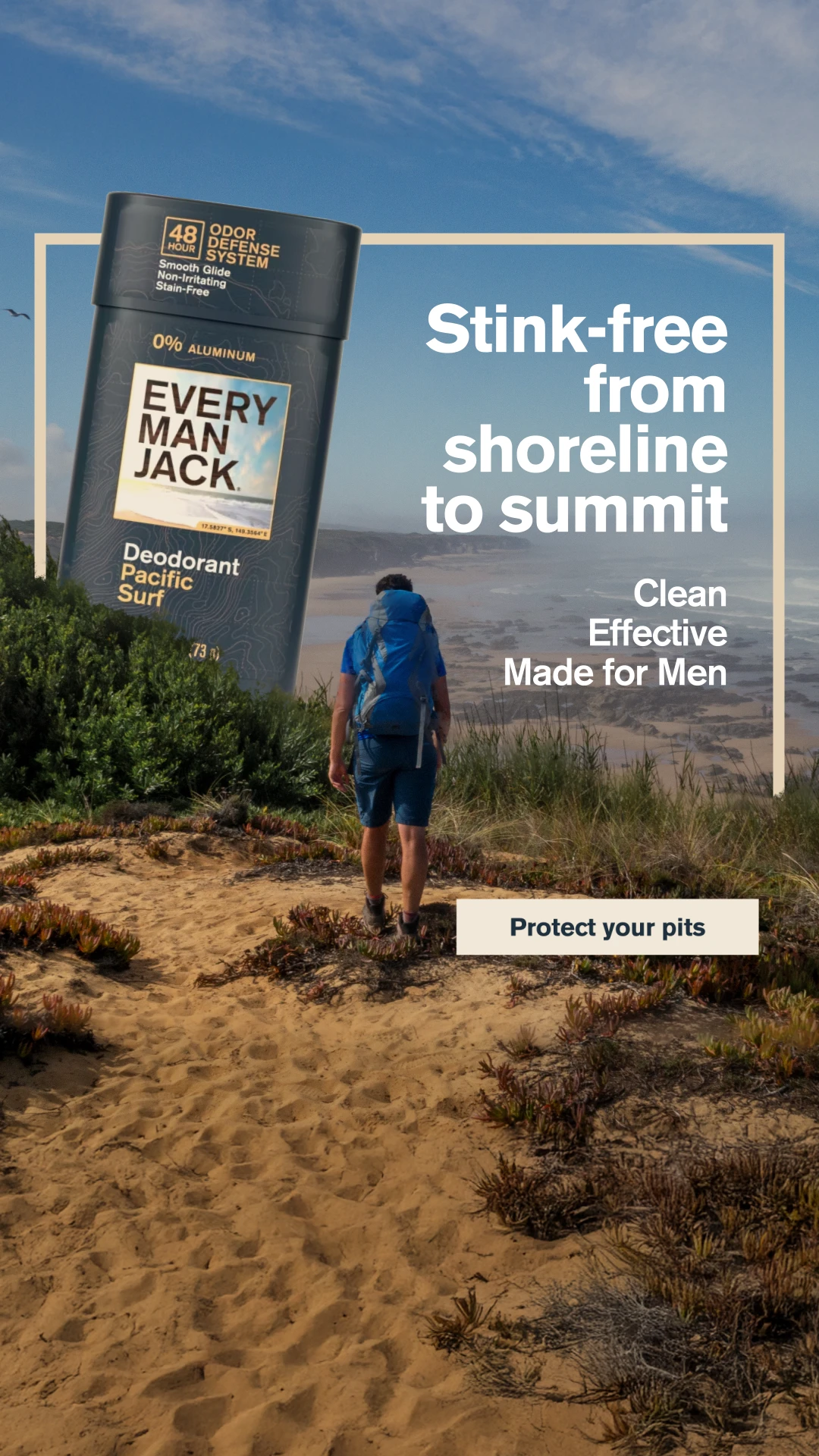 Every Man Jack static ad by Biddyco