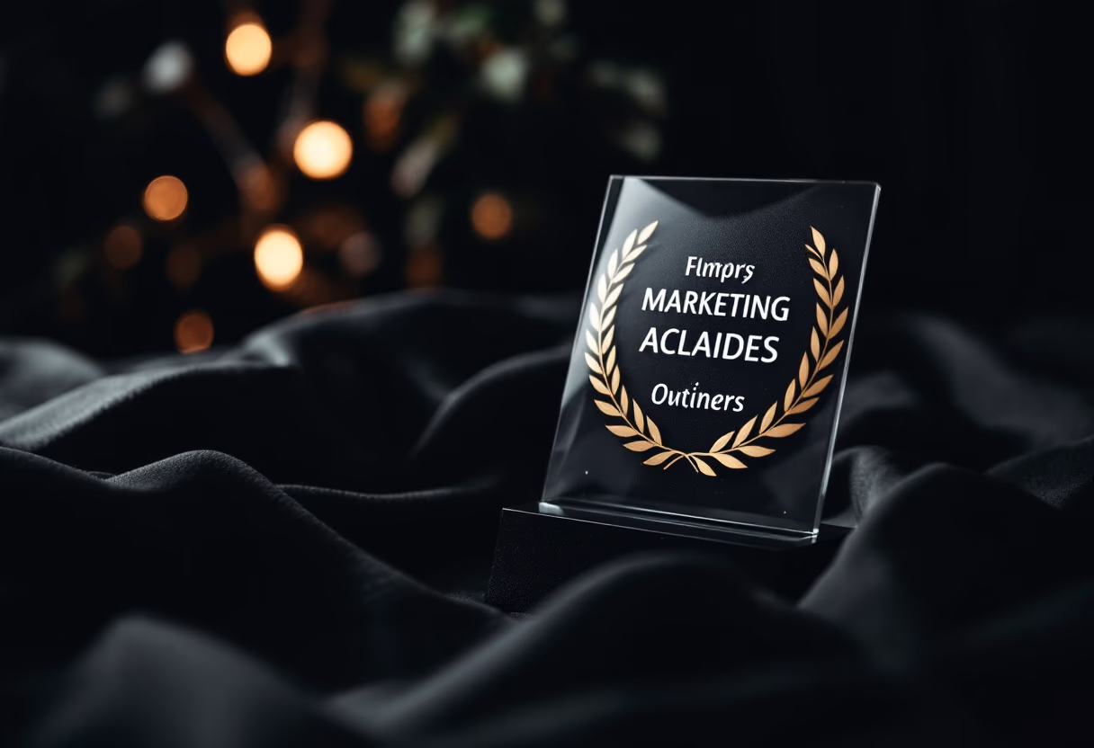 image of award recognition for a digital marketing & advertising agency