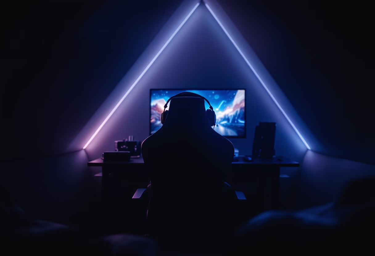 [background image] image of a workspace (for a mobile gaming)