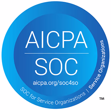 AICPA SOC for Service Organizations badge