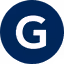 Gartner G logo icon in dark blue