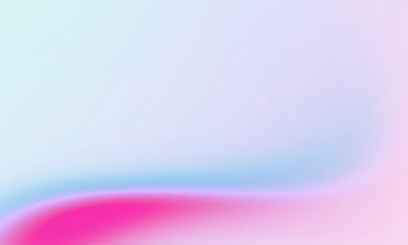 Soft pastel gradient background in mint, lilac and pink