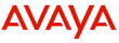 Avaya logo in red
