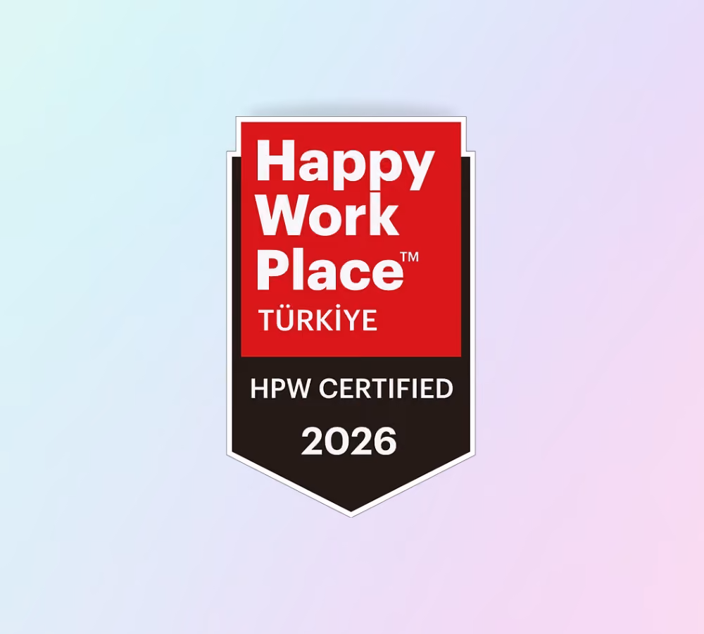 Happy Work Place Turkiye HPW Certified 2026 badge