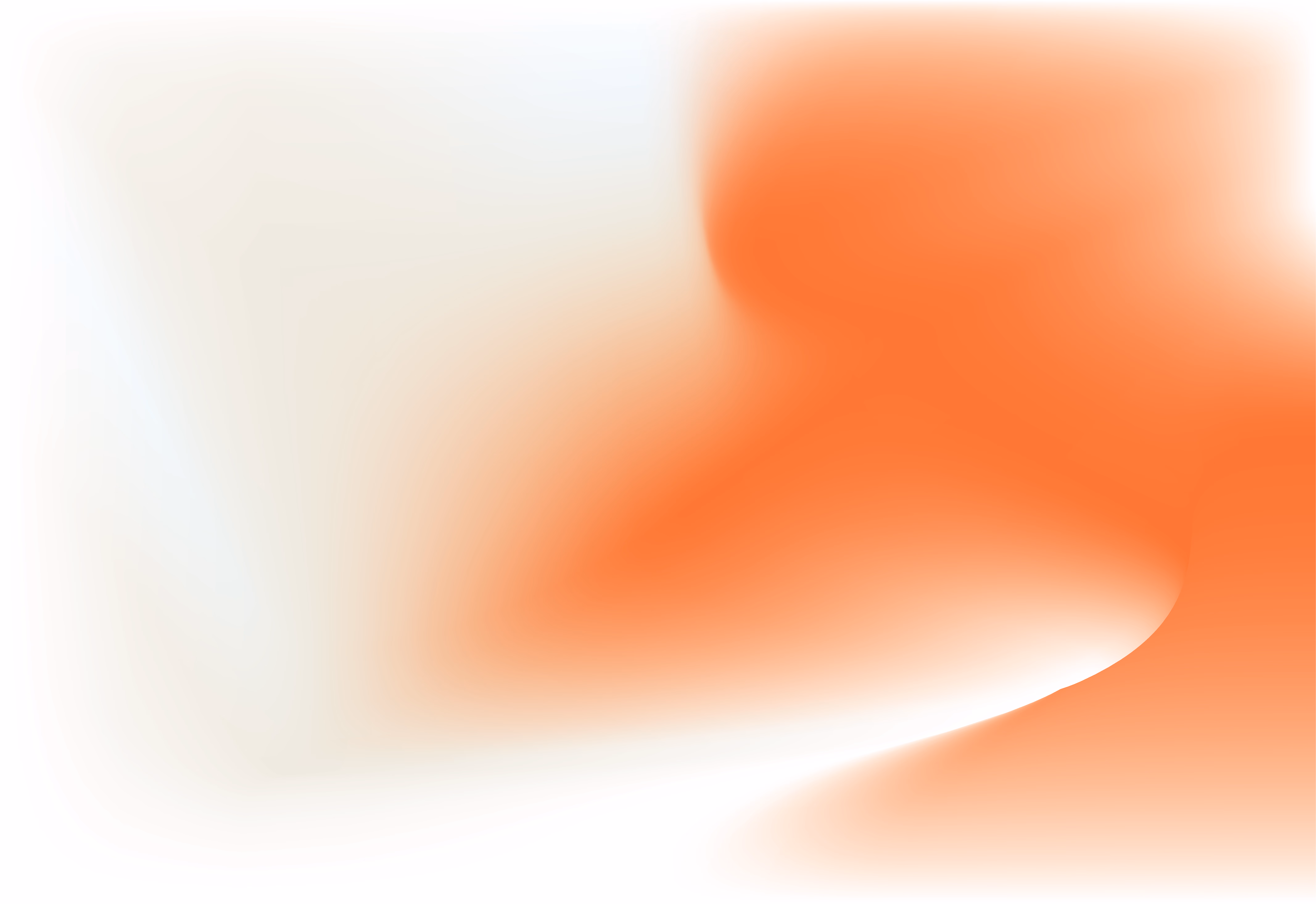 Abstract Sagitone brand gradient with an orange curve on white