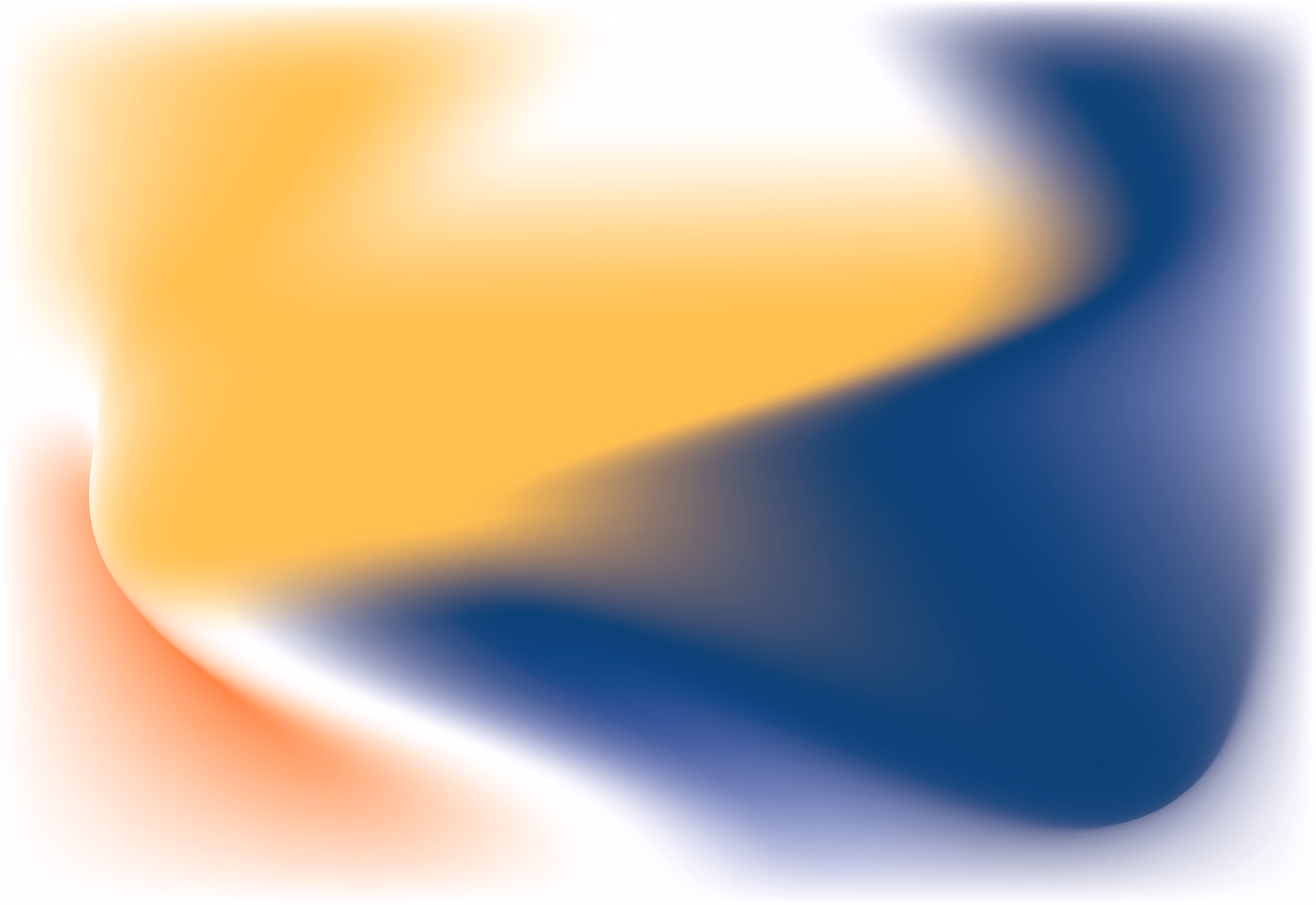 Abstract Sagitone brand gradient in yellow, navy blue and orange