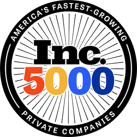 Inc. 5000 fastest growing private companies badge