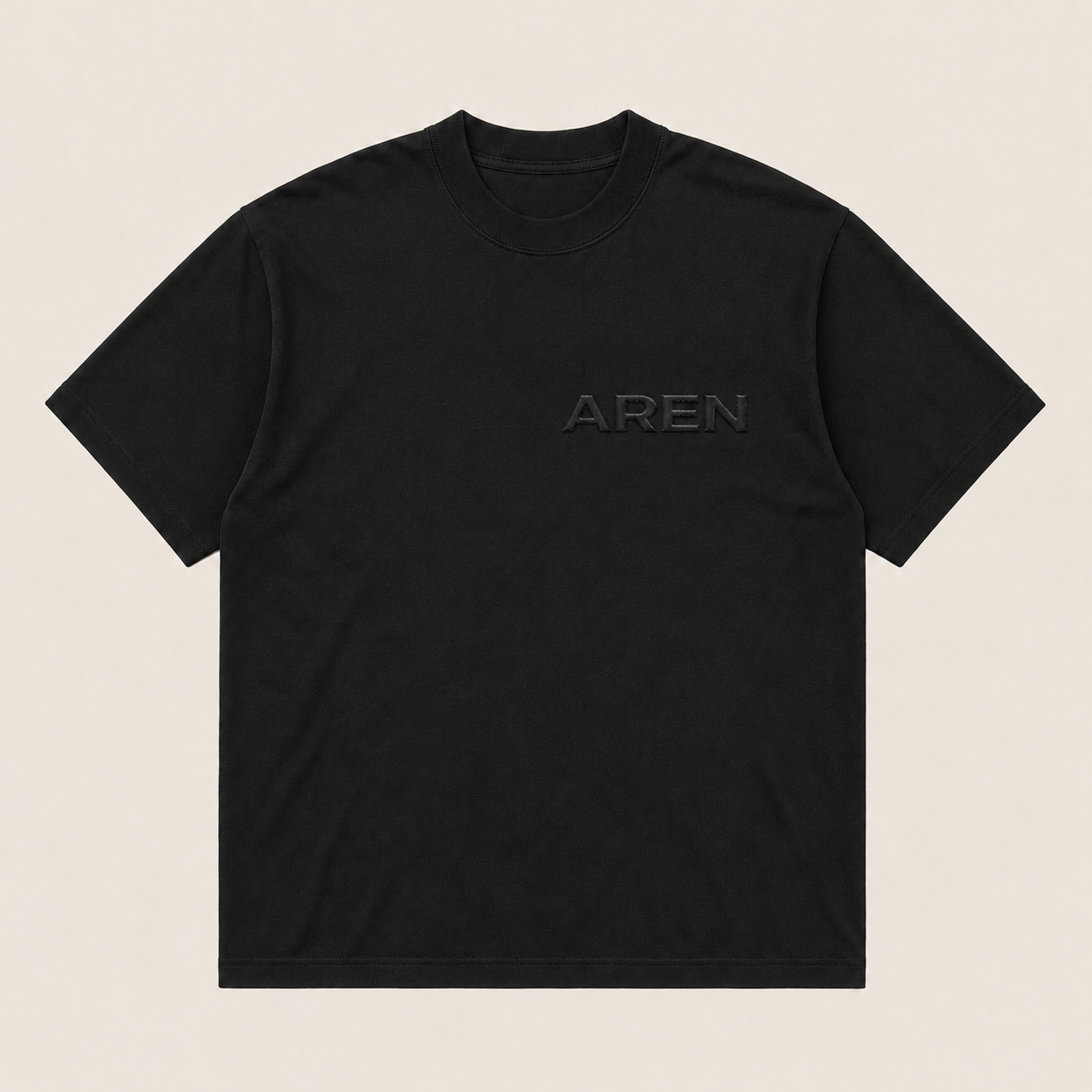 AREN BLACK Supima Tee