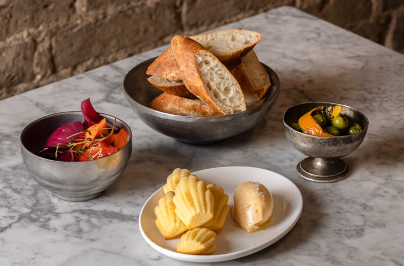 A spread of seasonal dishes at No.FortyNine — colourful, fresh and carefully made