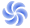 Blue and orange fan blade icon with six curved blades forming a symmetrical shape.