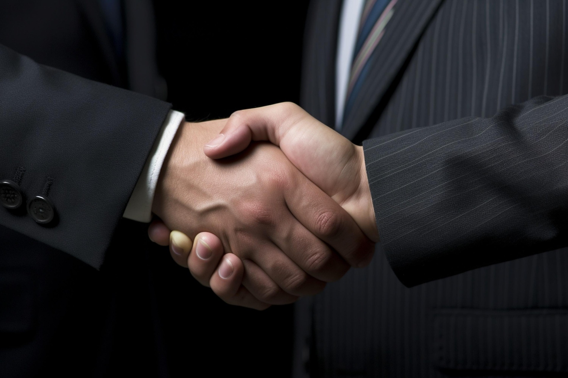 SBA lending partnership handshake