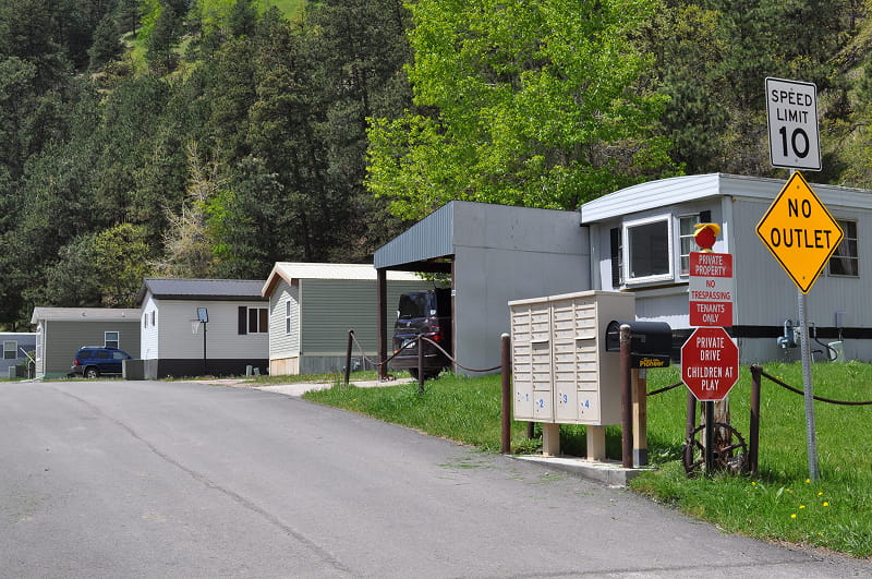 A Midwest mobile home park with manufactured homes, illustrating mobile home park sale preparation and exit planning.