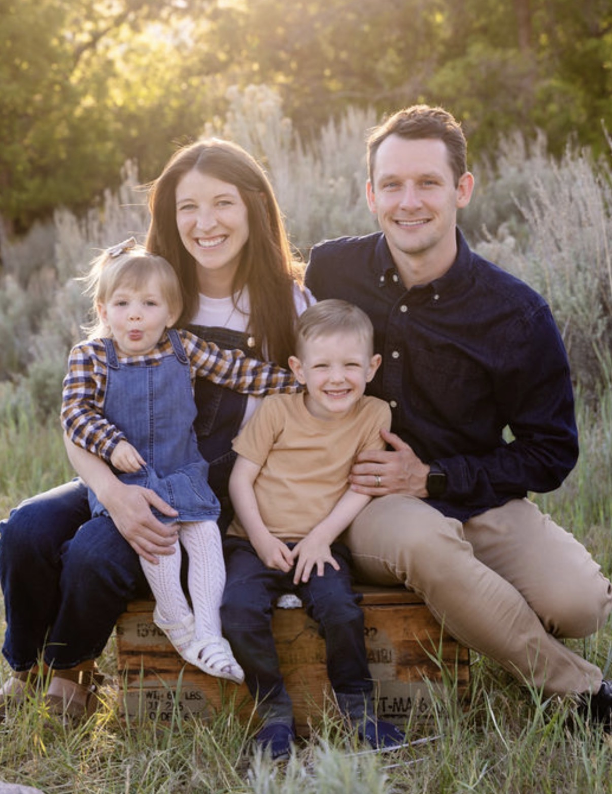 Joel Jones and his family