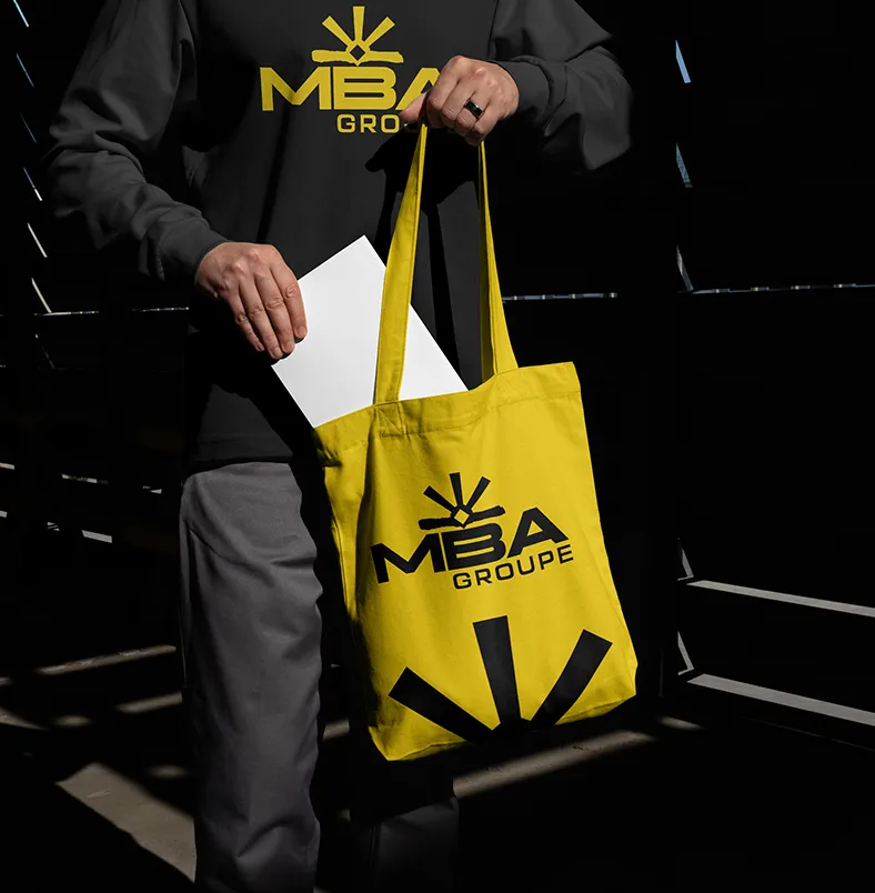 MBA GROUPE LOGO MOCKUP