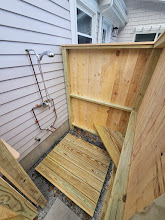 Cedar Outdoor Shower in Bristol