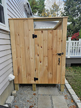 Cedar Outdoor Shower in Bristol