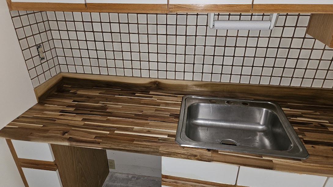 Butcher Block Countertop Installation