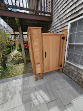 Clear Cedar Outdoor Shower in Saunderstown