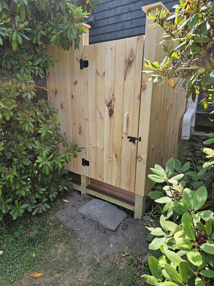 Cedar Outdoor Shower in Portsmouth