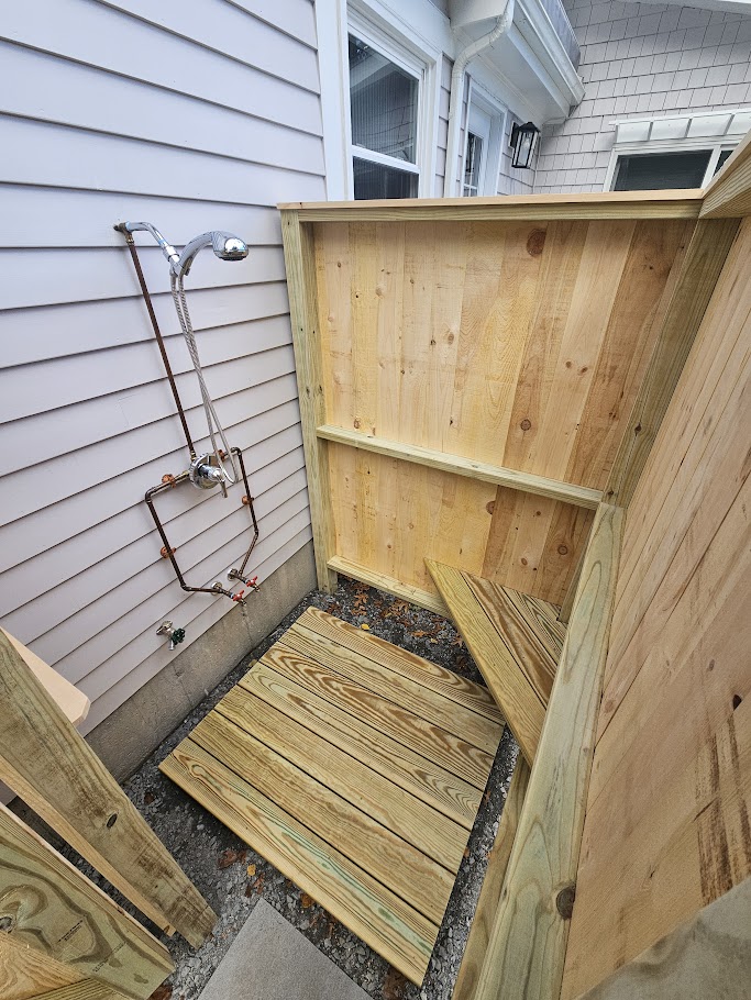 Custom Outdoor Shower in Bristol