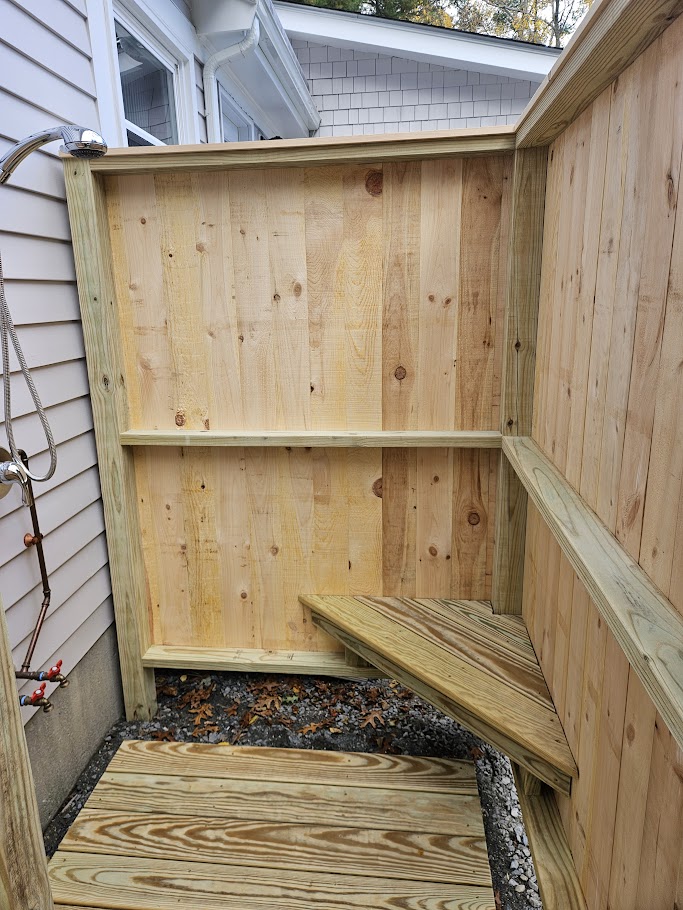 Custom Outdoor Shower in Bristol