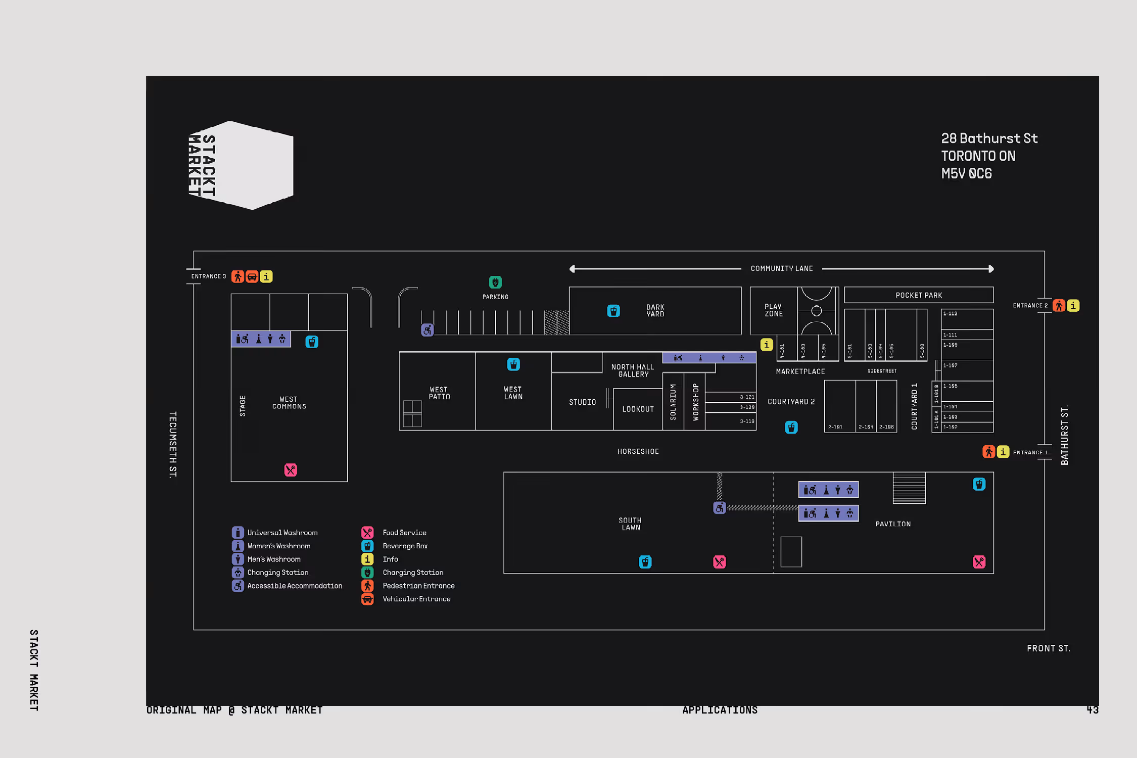 Map redesign of Stackt Market.