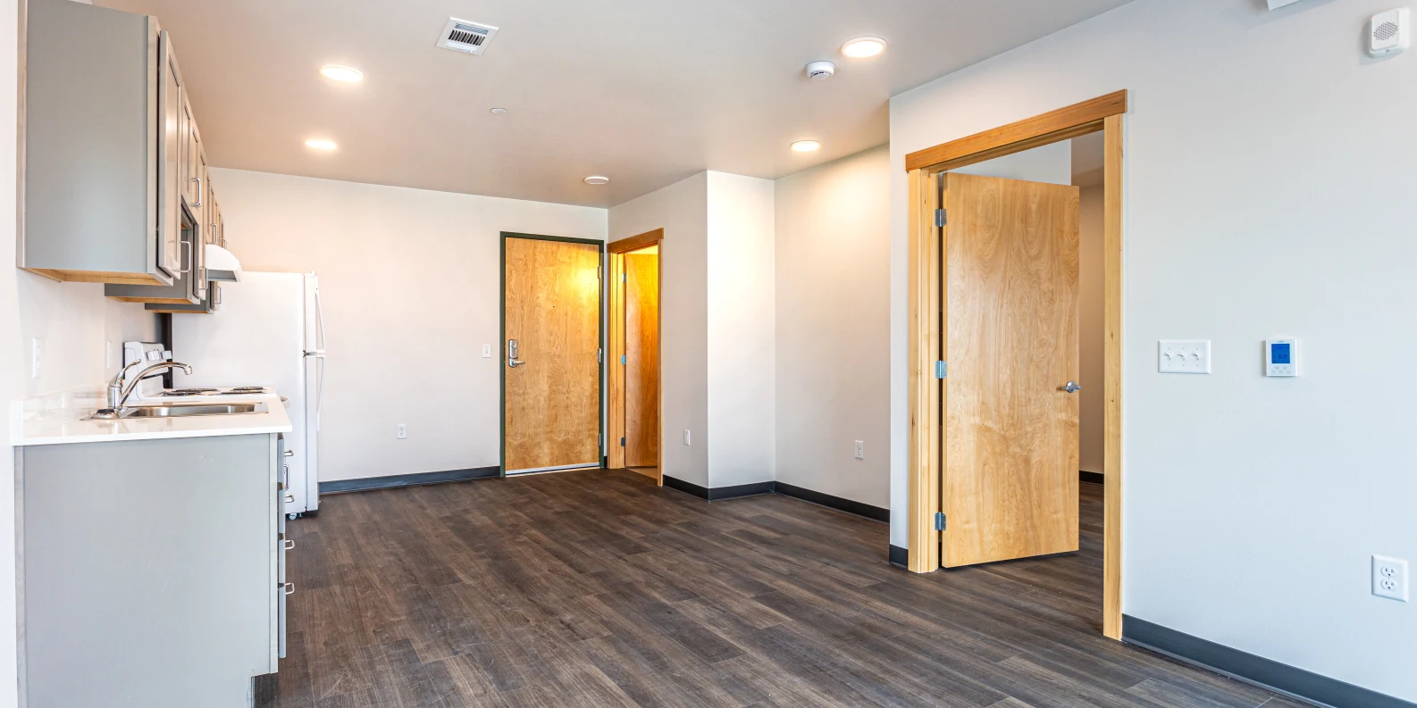 Kitchen and entry way