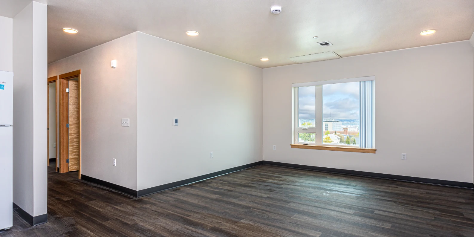 Living room and hallway