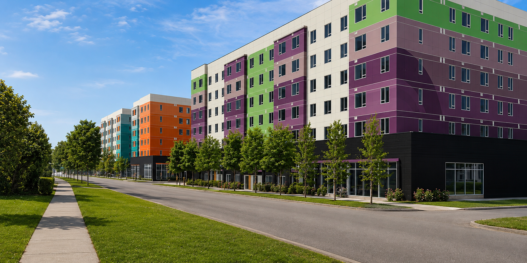 Apartment buildings