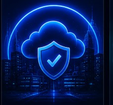 CloudLezn AWS cloud security shield illustration