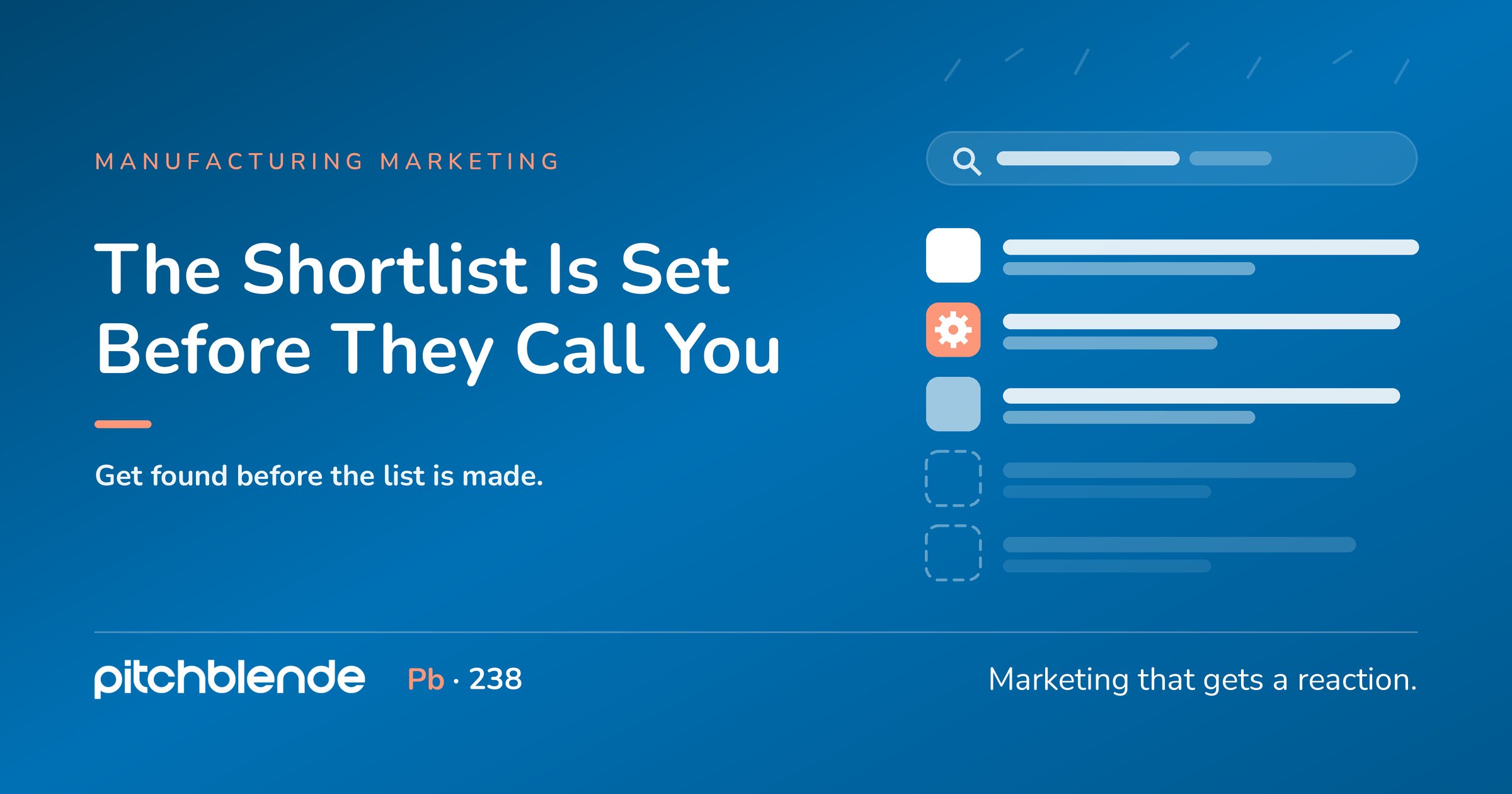The Shortlist Is Set Before They Call You