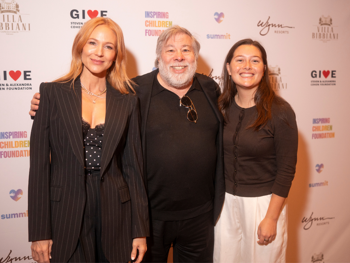 Jewel and Steve Wozniak at the Not Alone Summit