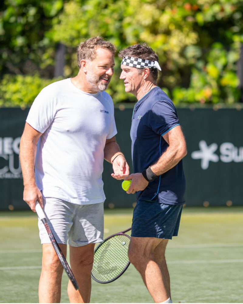 Pro-am match in play