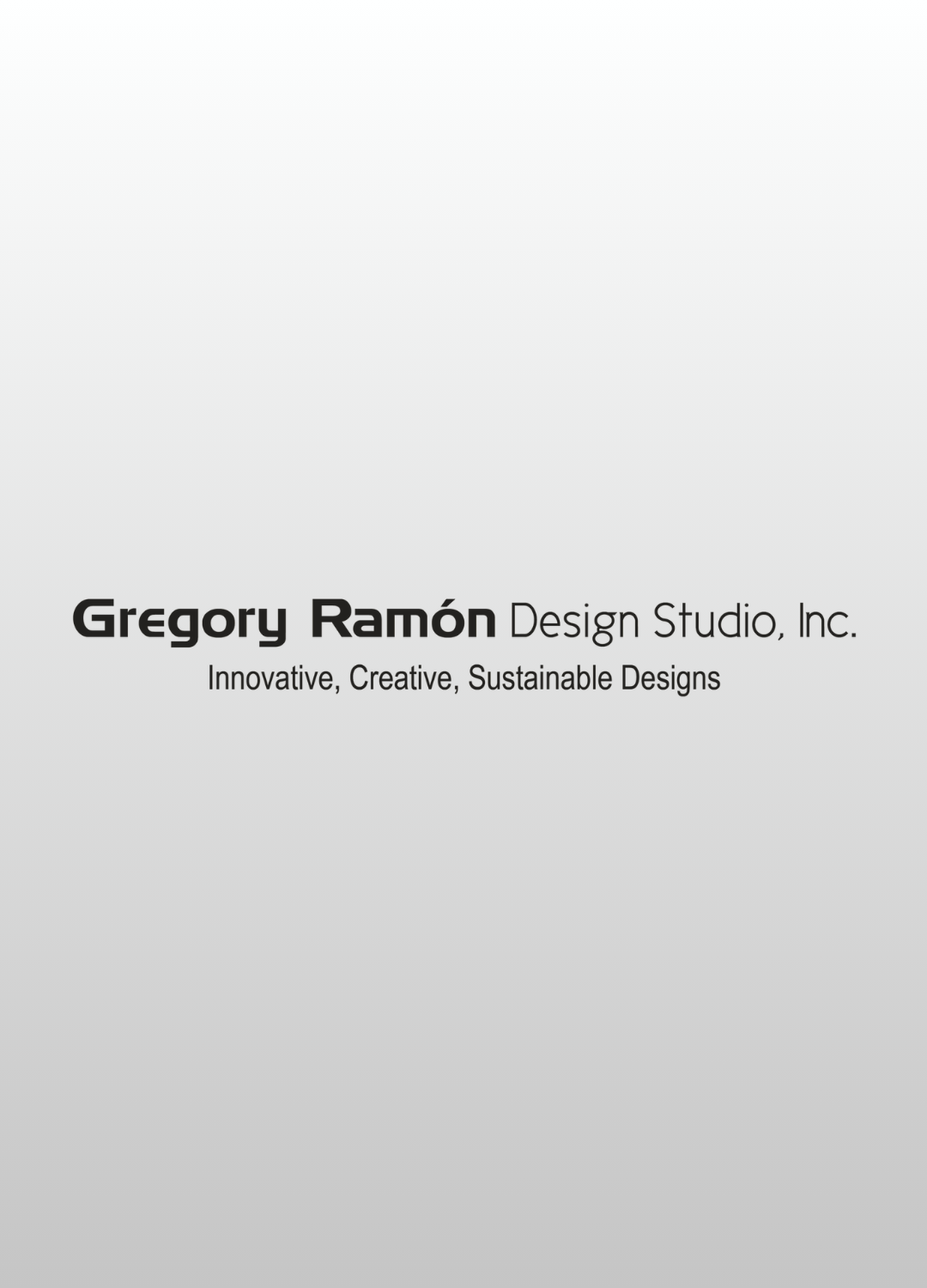 Gregory Ramon Design Studio, Inc.