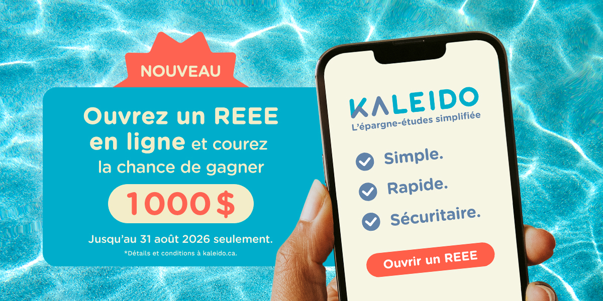 Bannière promotionnelle Kaleido « Plongez »