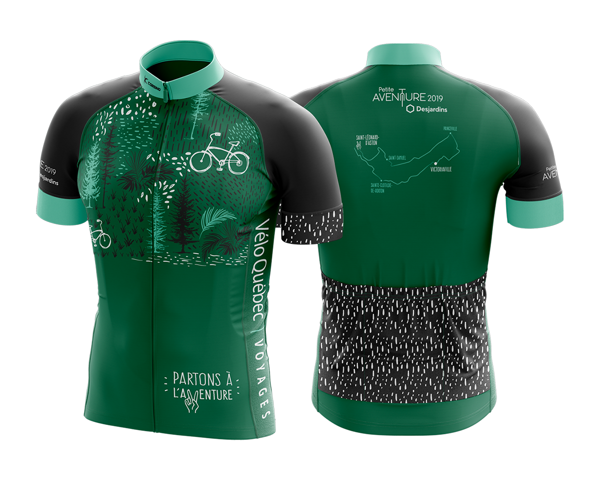 Maillot cycliste Petite Aventure de Vélo Québec