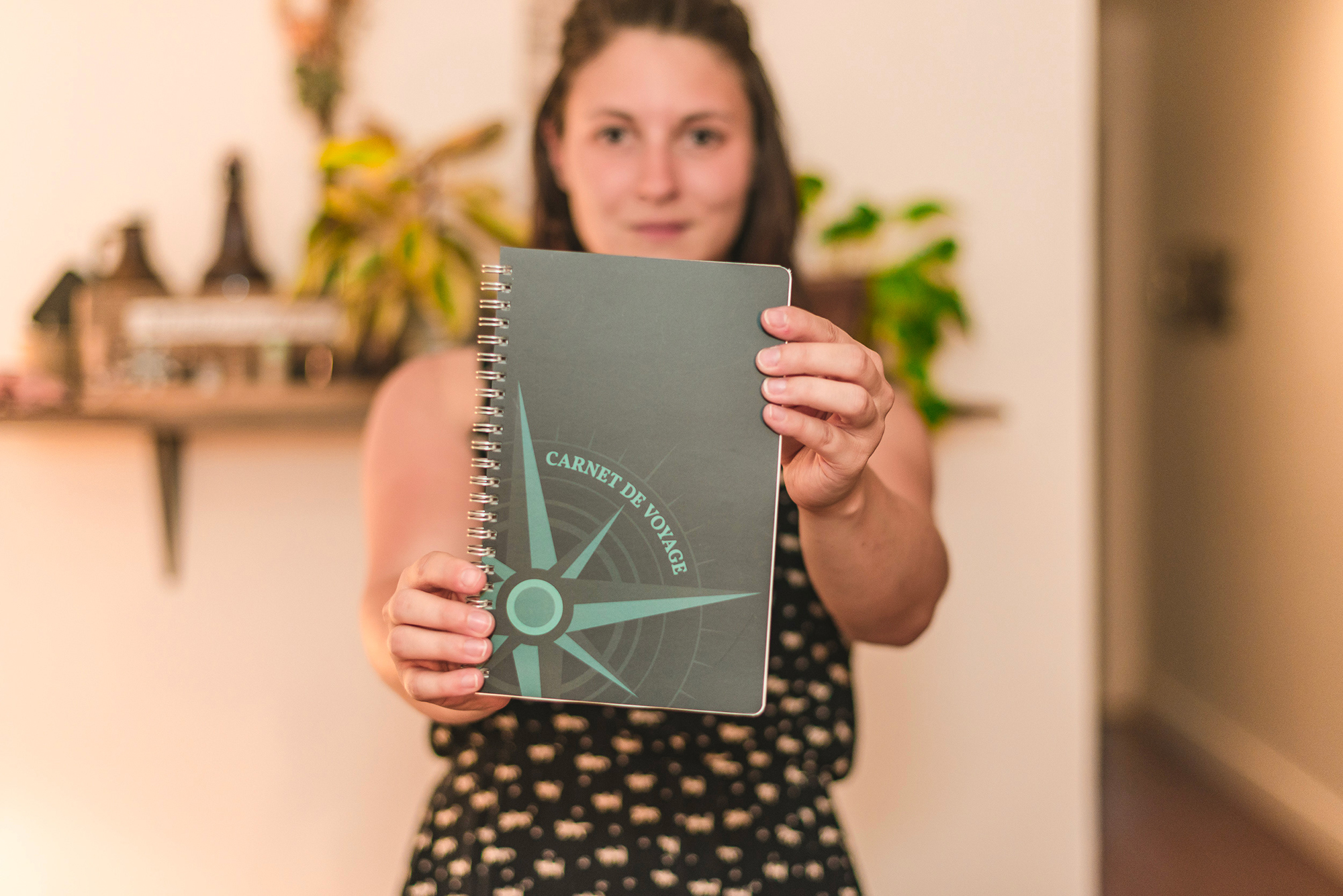 Détail d'un carnet de voyage Les insécables