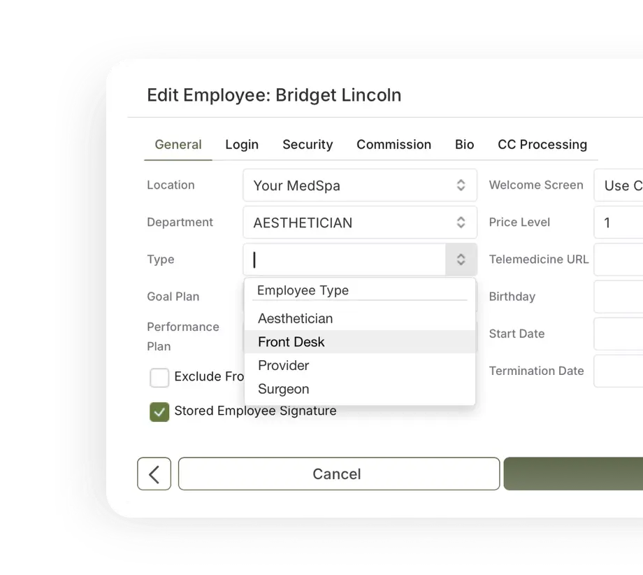 Provider profiles spanning multiple disciplines in one system