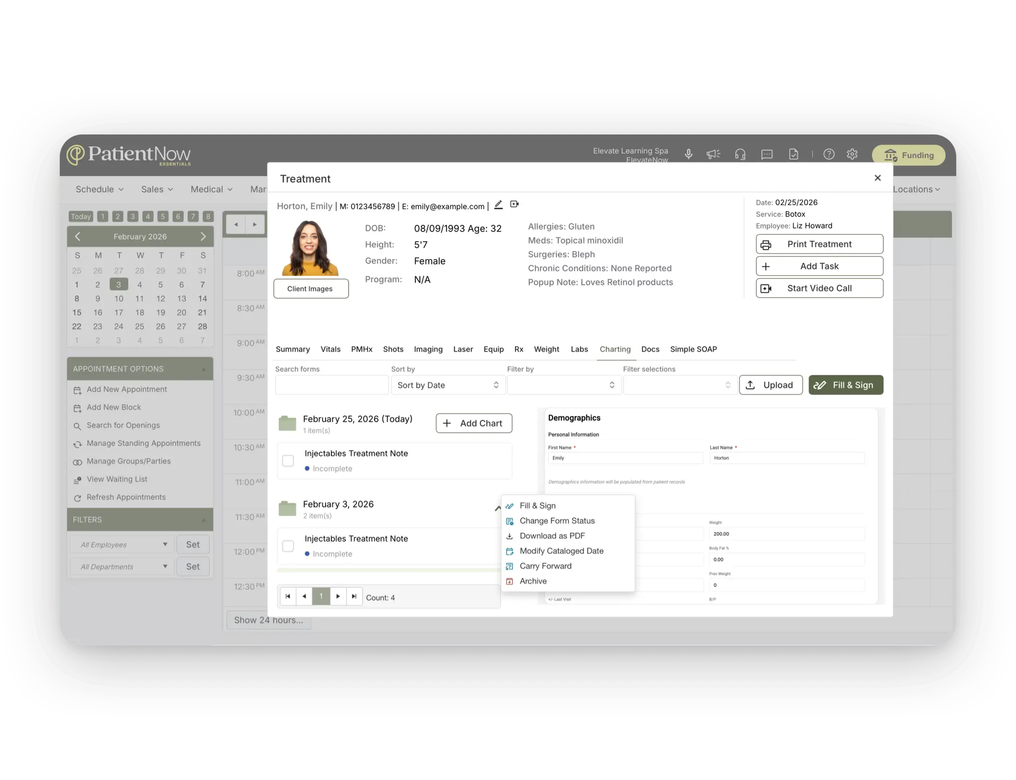 One shared patient record across multiple provider disciplines