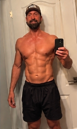 Darren after his 8-week transformation