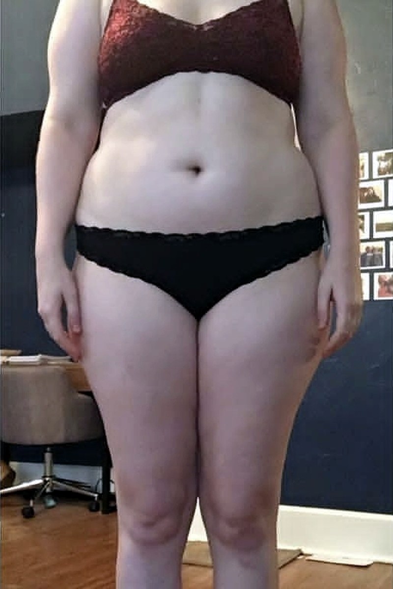 Sarah R. before beginning coaching