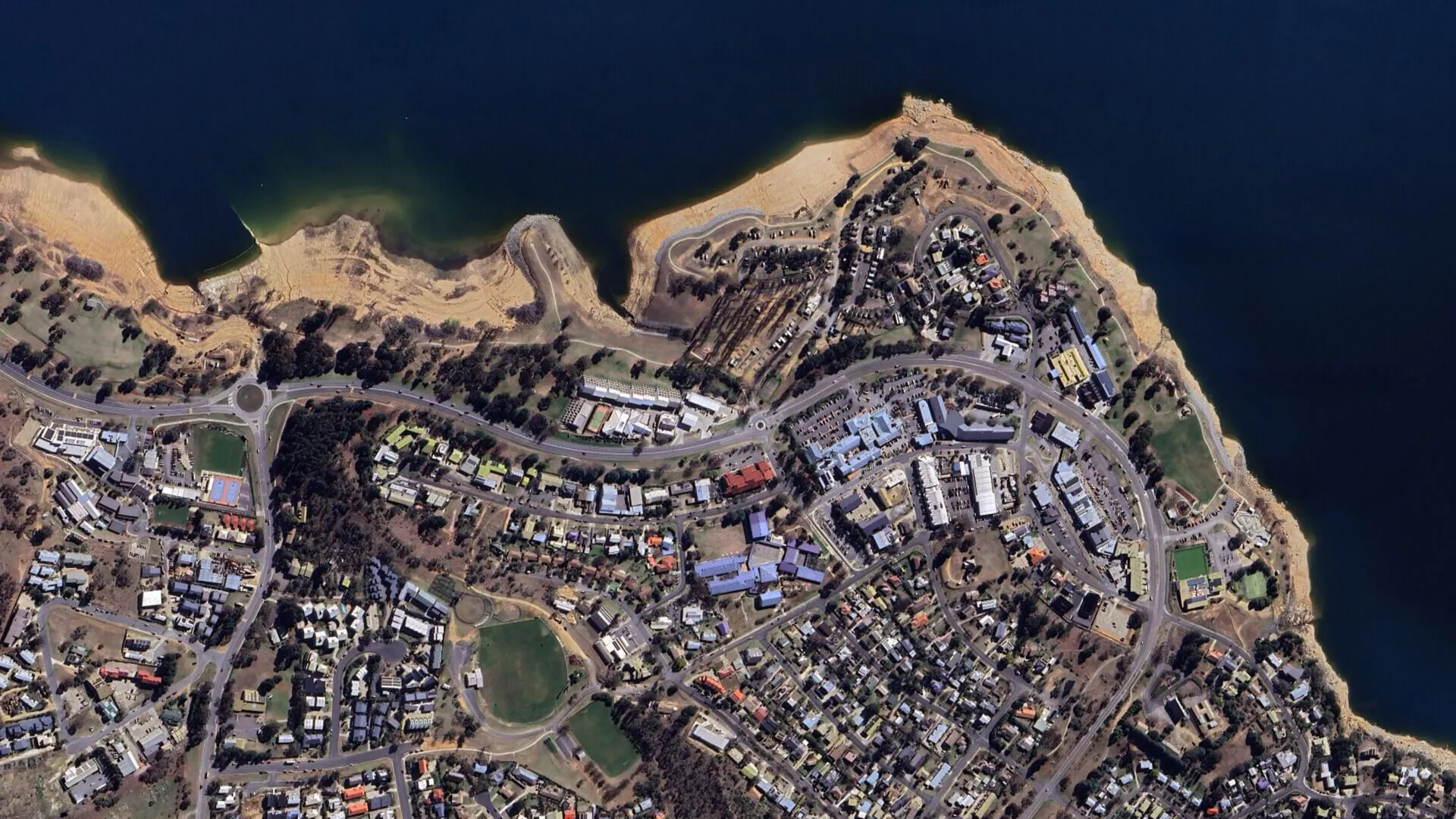 Aerial view of Highview Estate, Jindabyne
