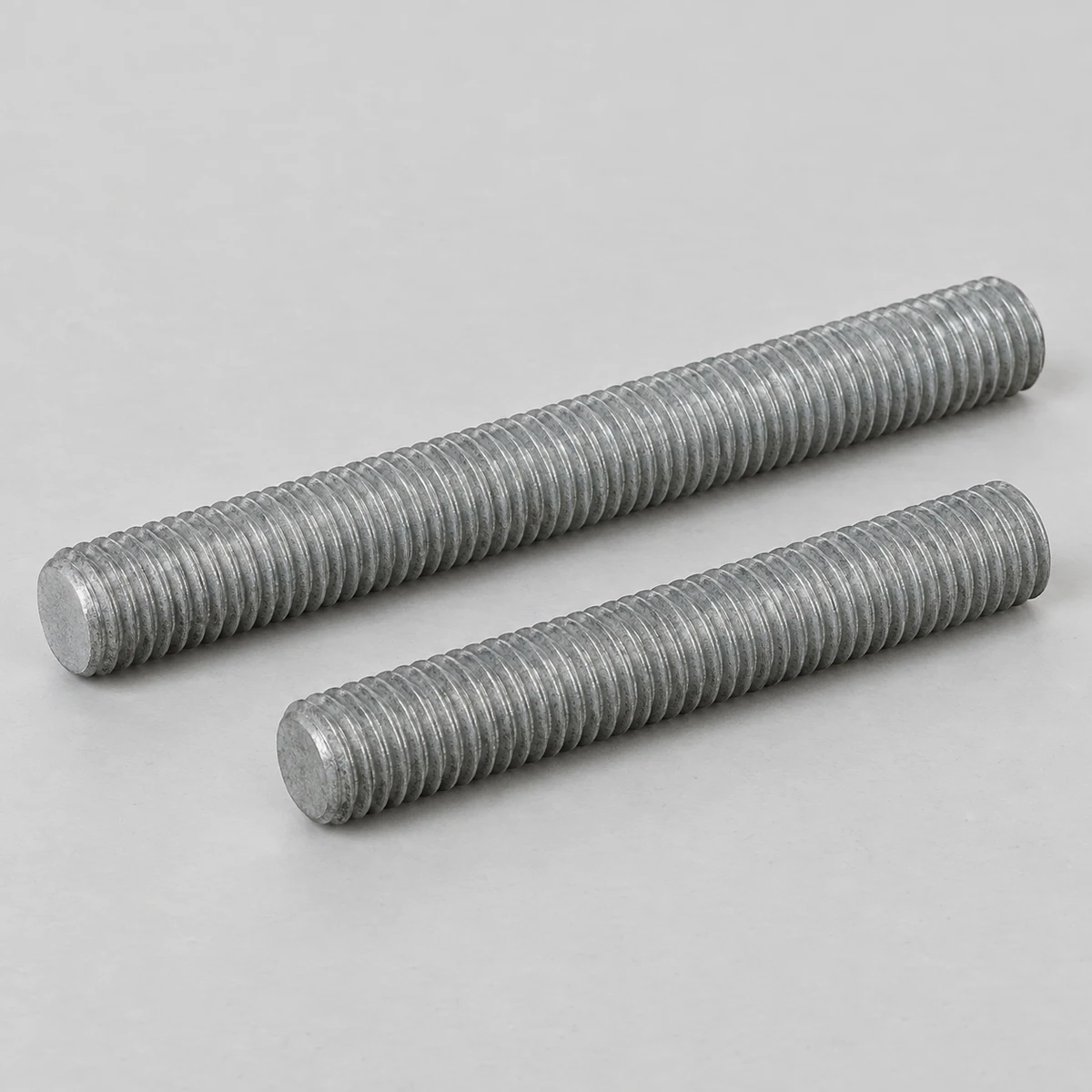 Custom Length Threaded Rod — hot-dip galvanized (product illustration)