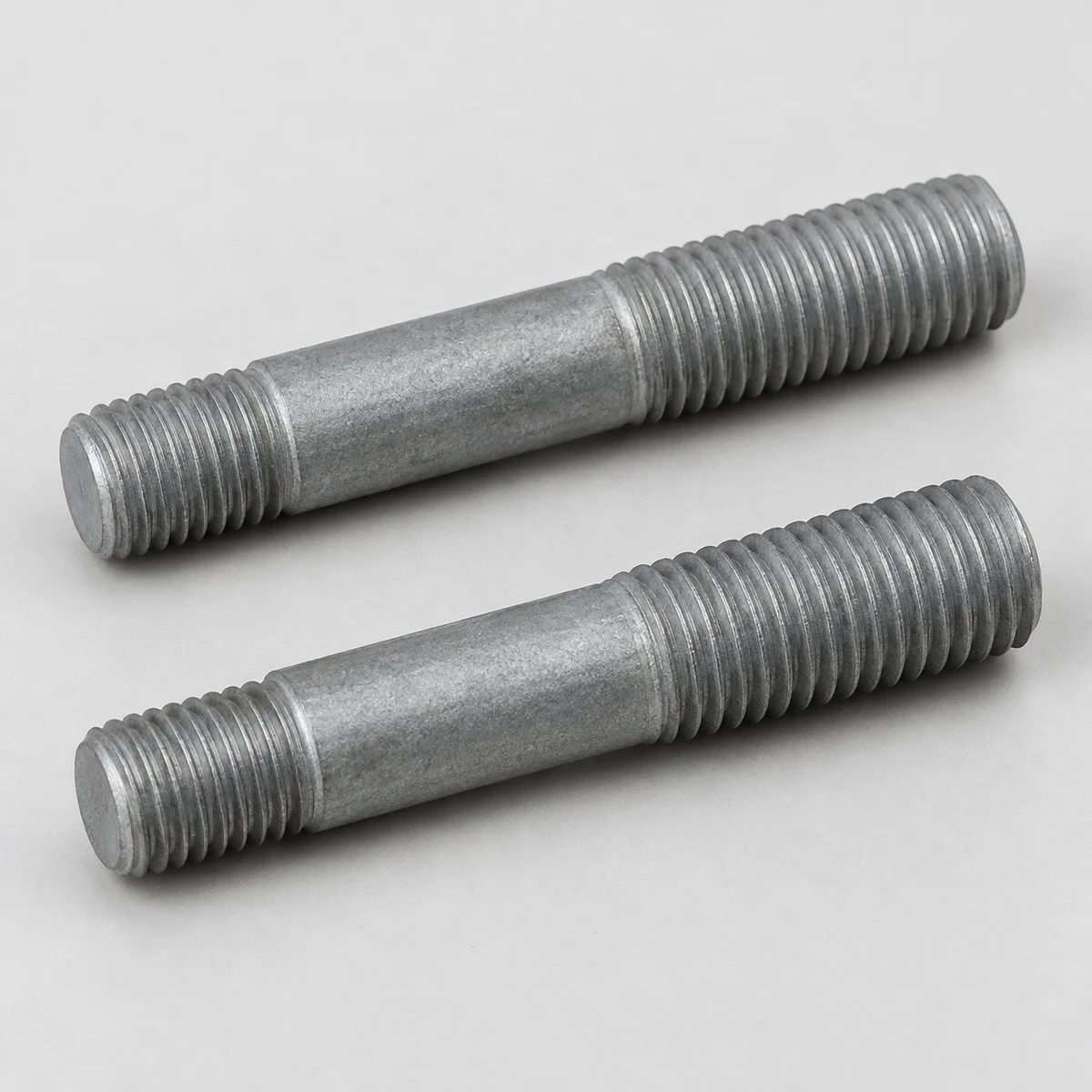 Custom Tap End Stud Bolt — hot-dip galvanized (product illustration)