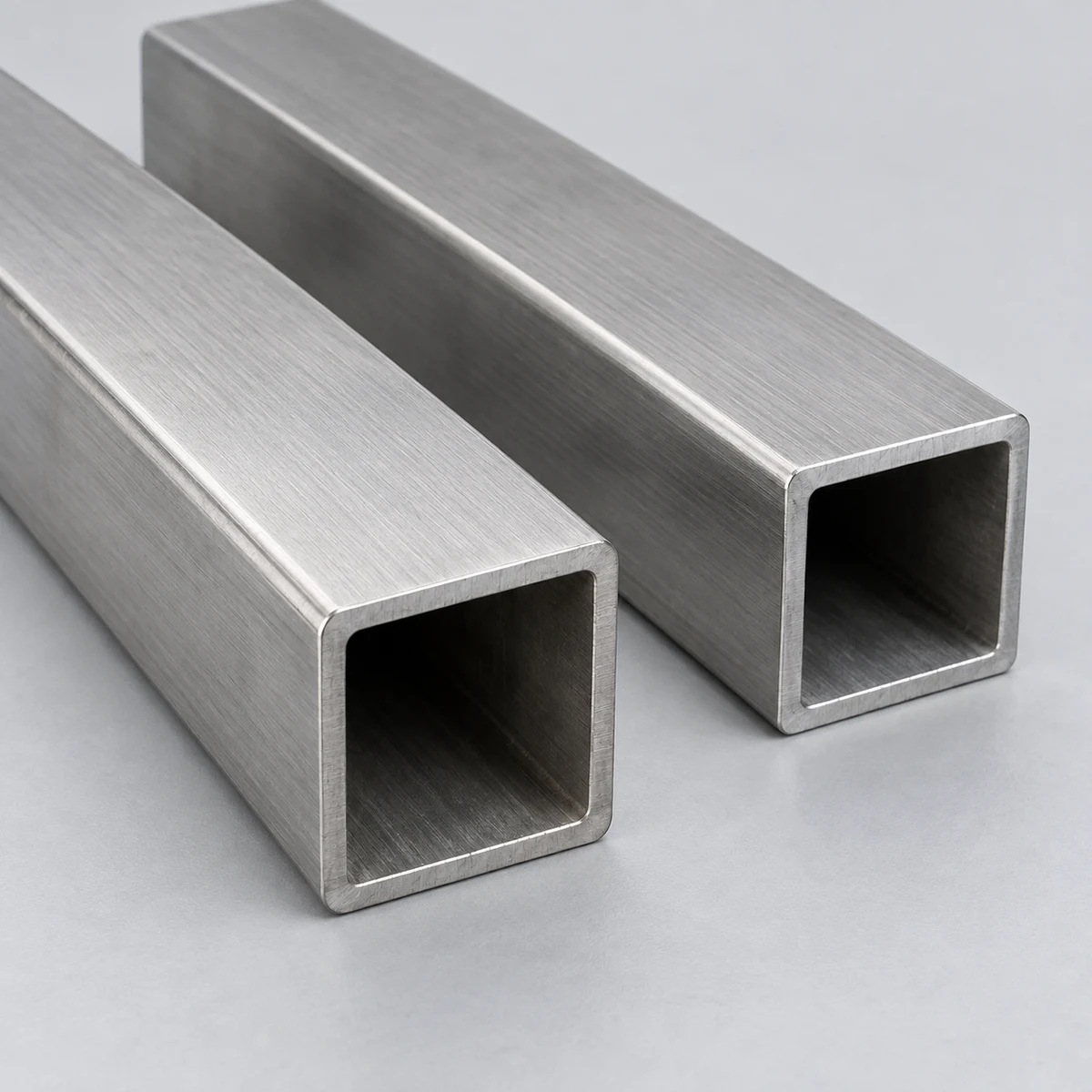 Square Tube - natural finish (product illustration)